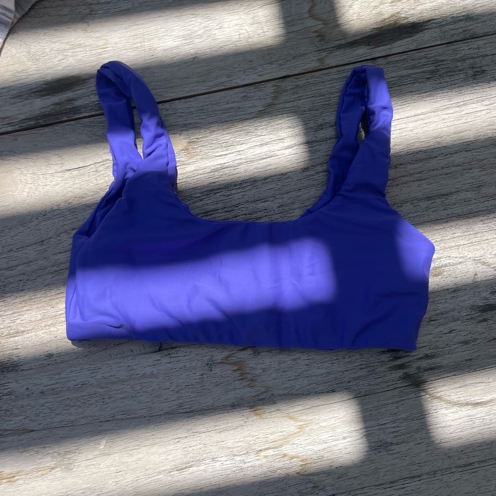 San Lorenzo Purple Bikini Top
